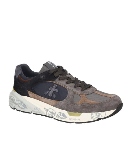 Premiata Sneaker Mase 25 8426 in Suede e Tessuto Tecnico Grigio