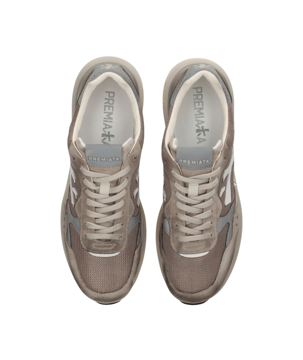 Premiata Sneaker Mick 0.1 Blu Scuro Marrone