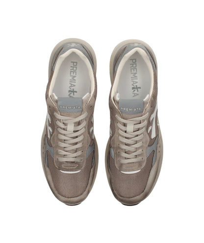 Premiata Sneaker Mick 0.1 Blu Scuro Marrone