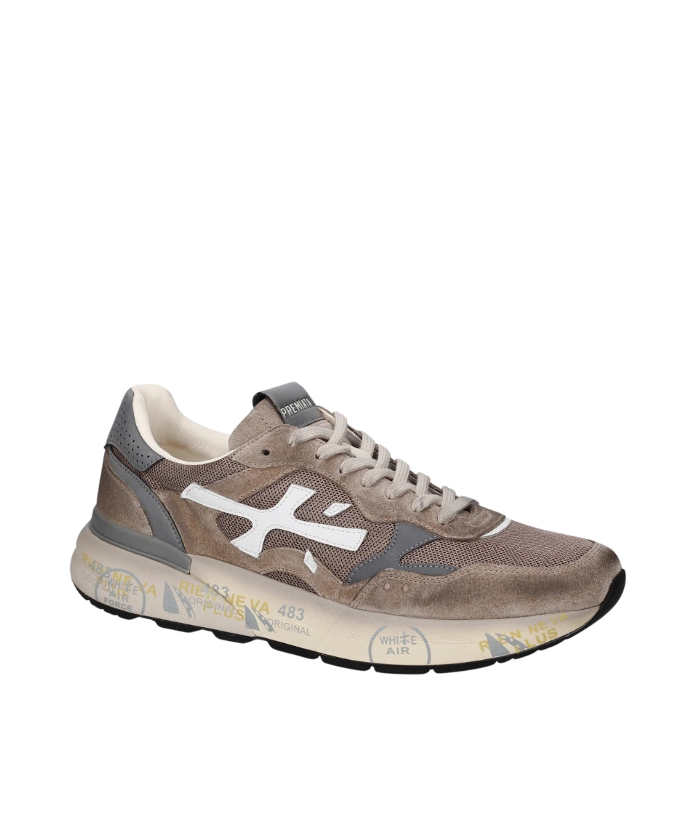 Premiata Sneaker Mick 0.1 Blu Scuro Marrone