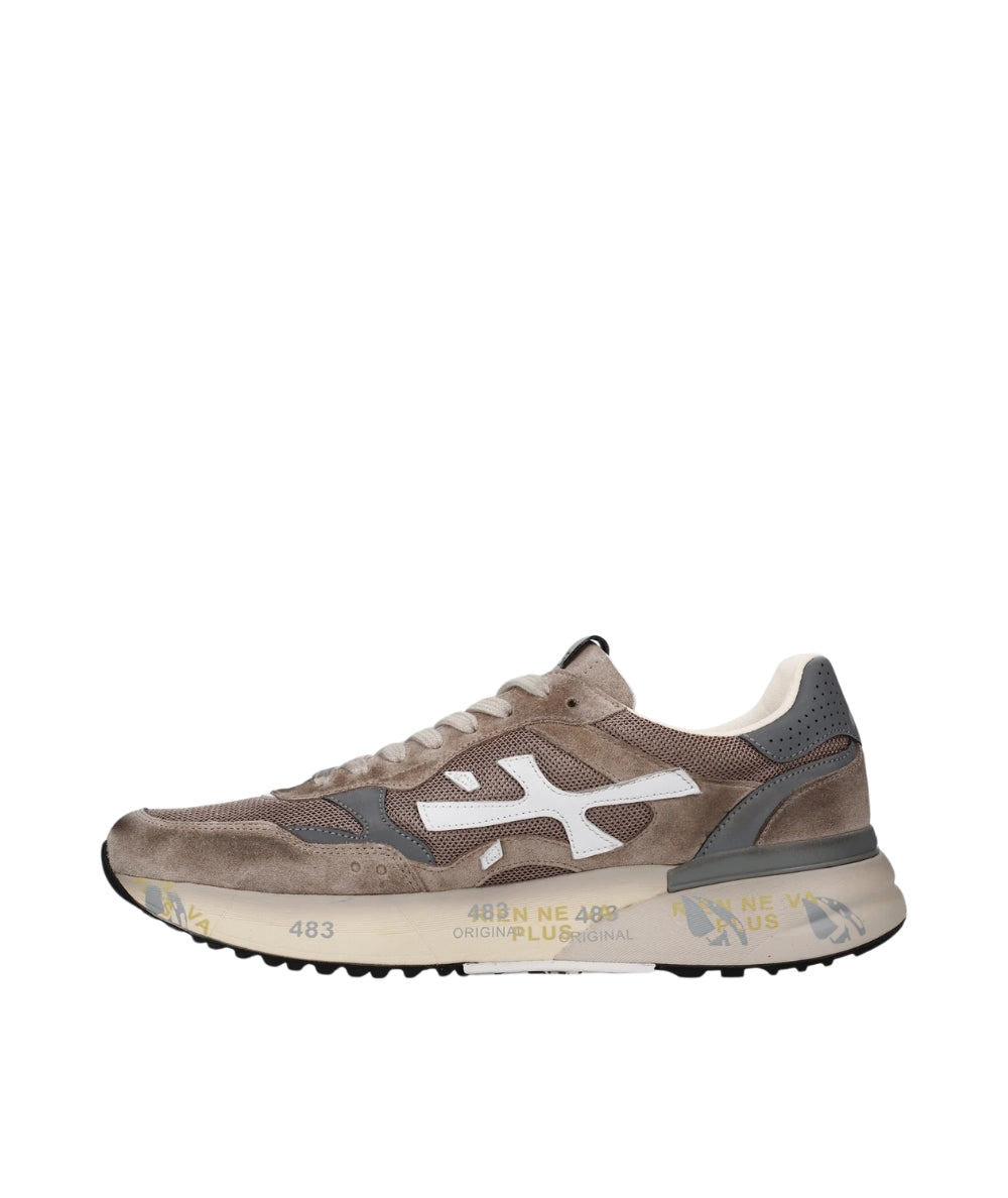 Premiata Sneaker Mick 0.1 Blu Scuro Marrone