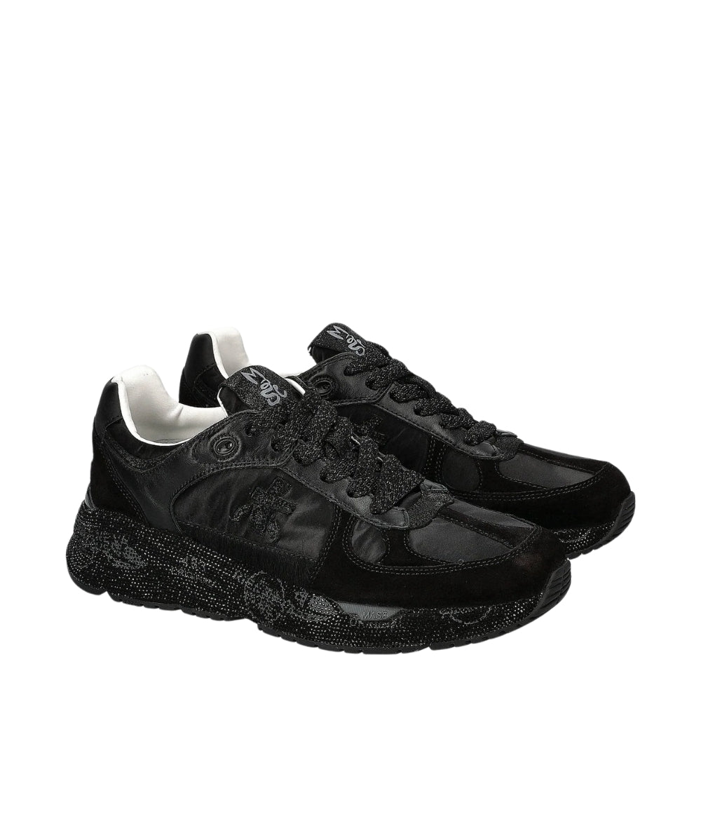 Premiata Sneakers con Strass MASED Nero