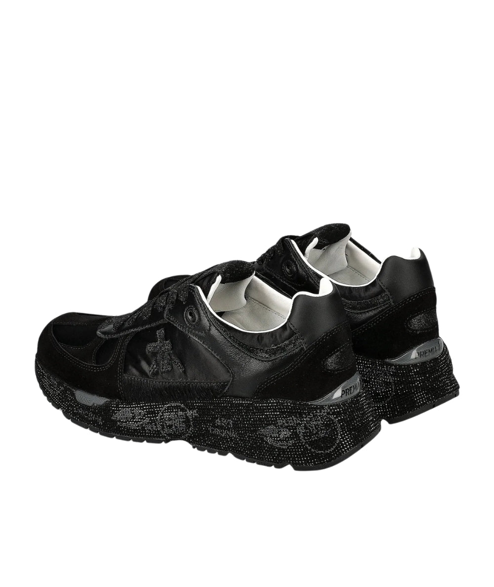 Premiata Sneakers con Strass MASED Nero
