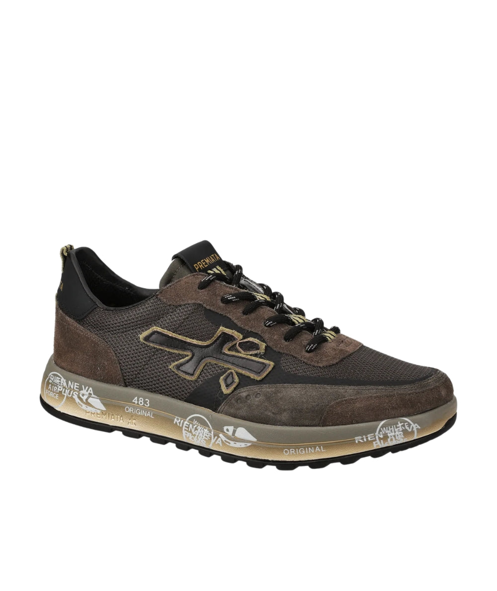 Premiata Sneakers in Pelle NOUS Marrone