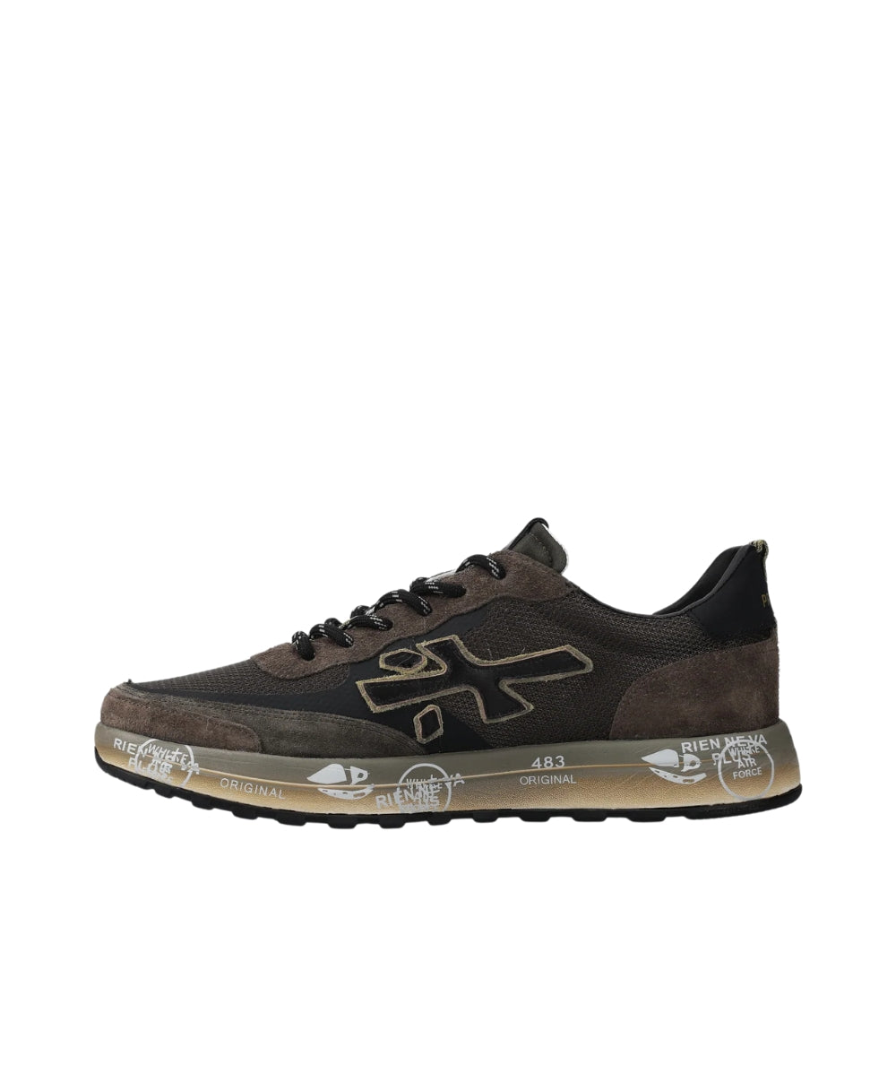 Premiata Sneakers in Pelle NOUS Marrone