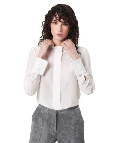 Mondrian Venezia Hemd mit Stehkragen 31307/875P Weiß