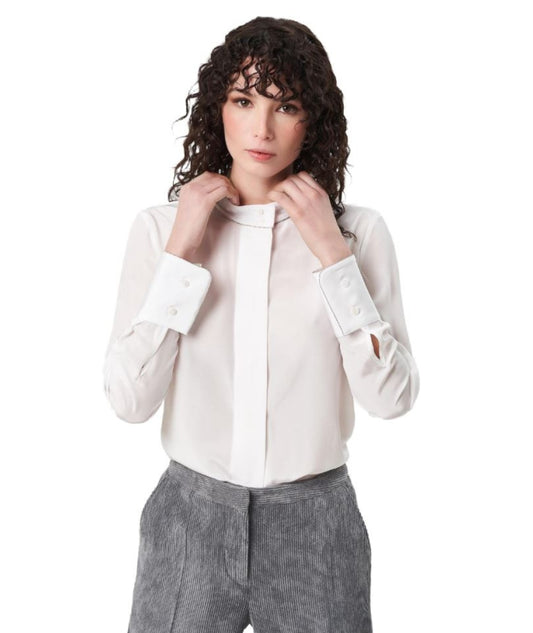 Mondrian Venezia Camicia alla Coreana 31307/875P Bianca