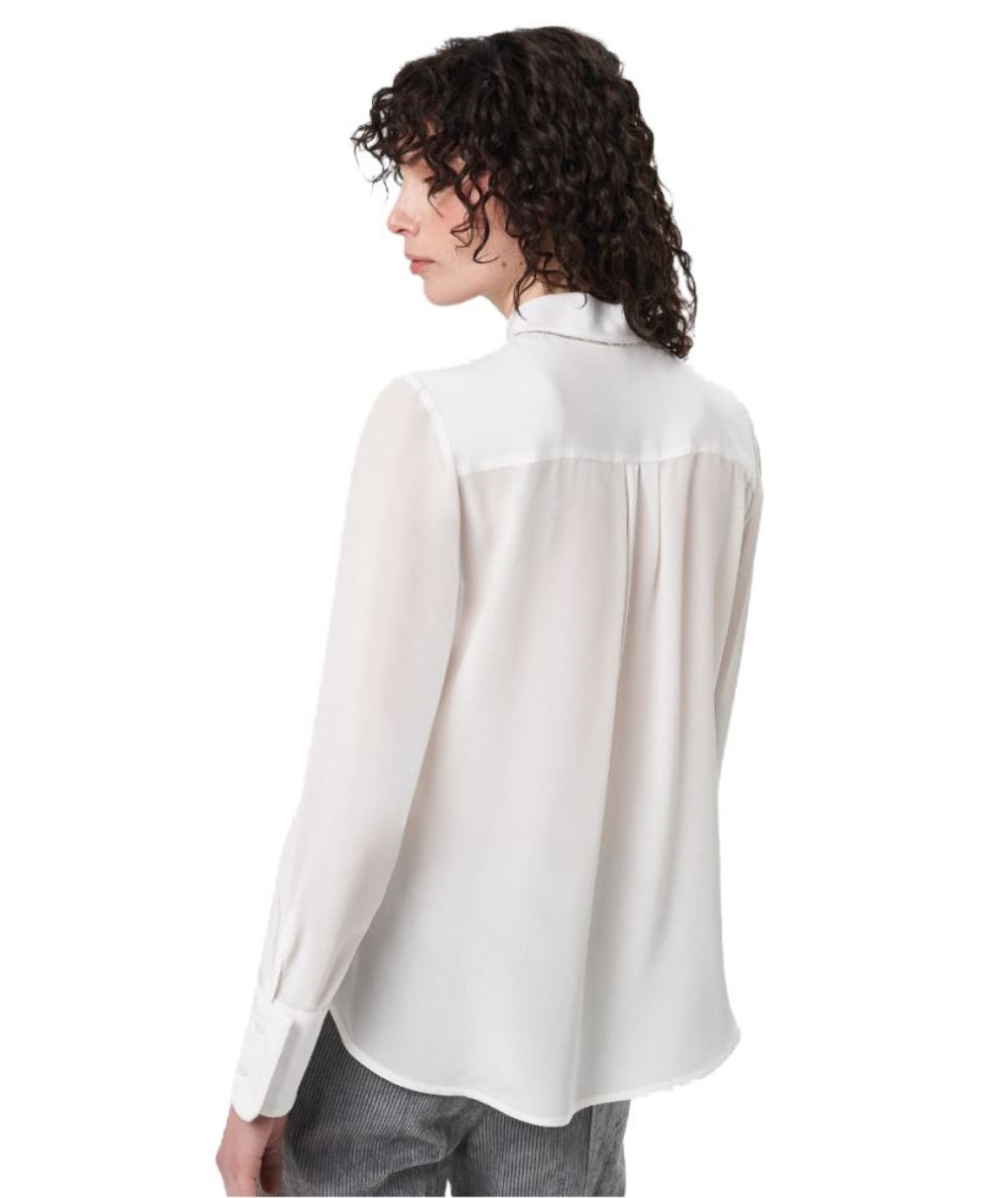 Mondrian Venezia Hemd mit Stehkragen 31307/875P Weiß