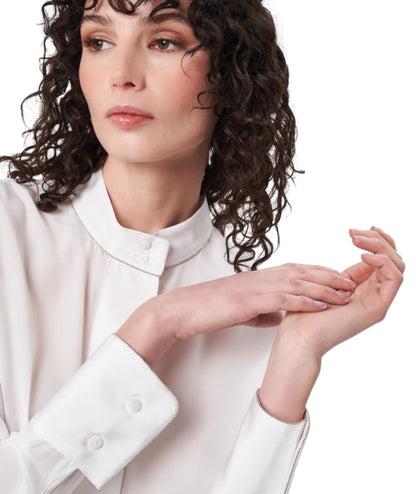 Mondrian Venezia Hemd mit Stehkragen 31307/875P Weiß