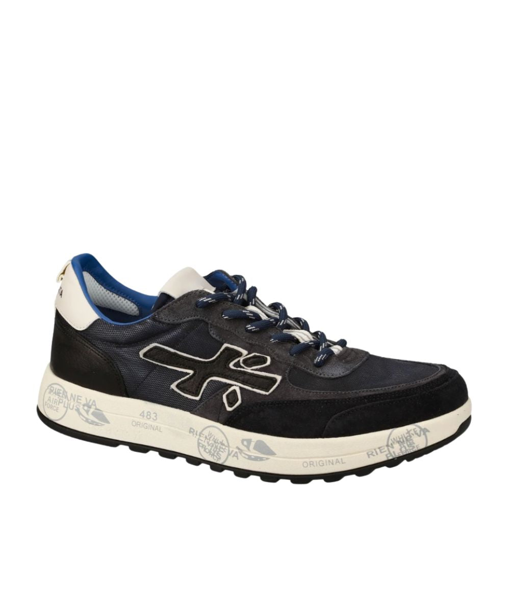 Premiata NOUS Dark Blue Leather Sneaker