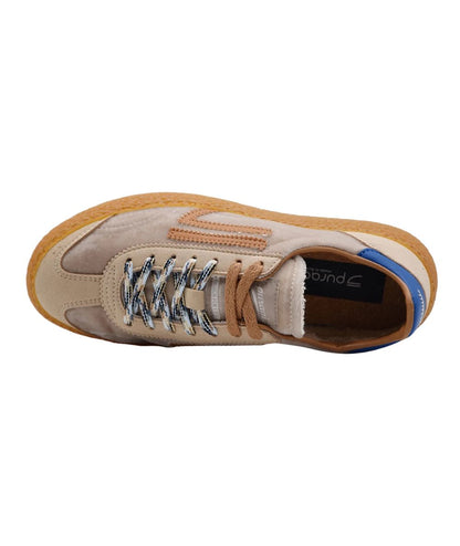 Puraai Sneakers in Eco Microsuede e Velluto 6.01 XS Salted Caramel Beige