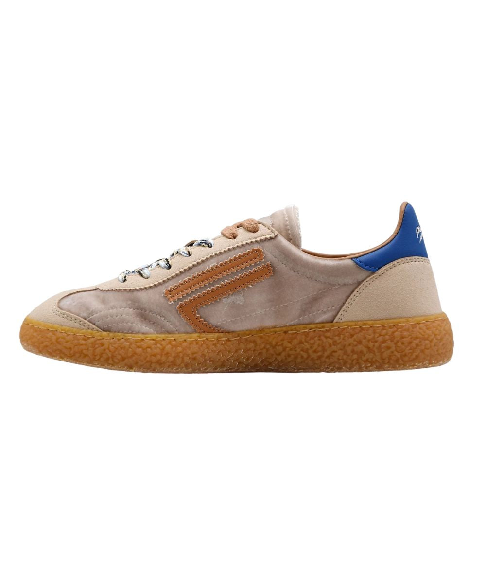 Puraai Sneakers in Eco Microsuede e Velluto 6.01 XS Salted Caramel Beige