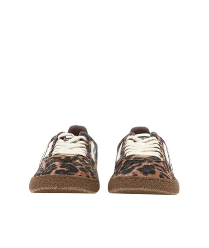 Puraai Sneakers in Eco Microsuede e Velluto 6.01 XS Savana PU601X-072 Leopardato