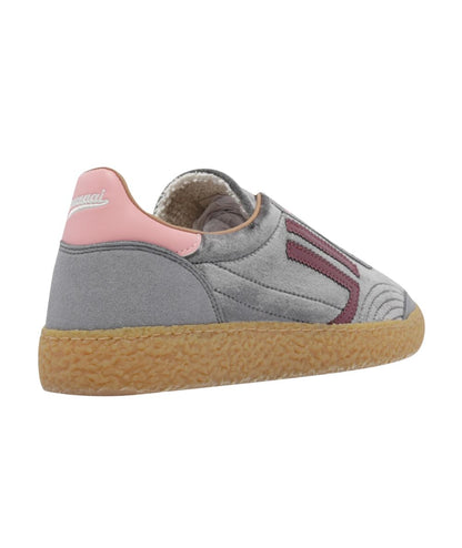 Puraai Sneakers in Eco Microsuede e Velluto PU601X-060 6.01 XS Ash Grigio