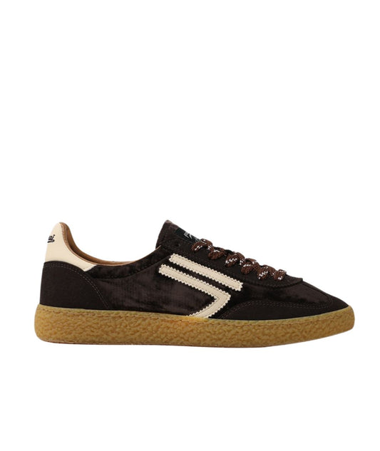 Puraai Sneakers in Microsuede e Velluto 6.01 XS Marrone PU601X-025