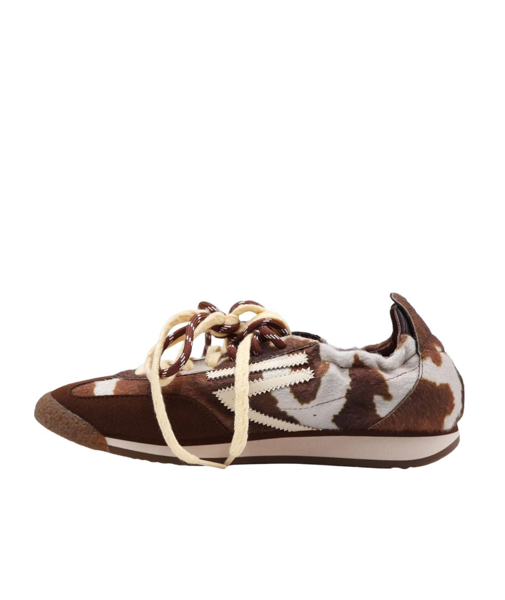 Puraai Sneakers in Pelle Vegana e Microsuede 6.02 Panther Marrone PU602P-050