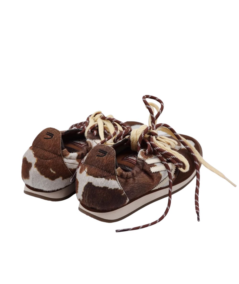 Puraai Sneakers in Pelle Vegana e Microsuede 6.02 Panther Marrone PU602P-050