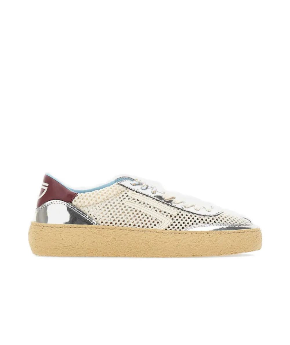 Puraai Sneakers in Tessuto Traforato 4.05 Polly Silver Argento 