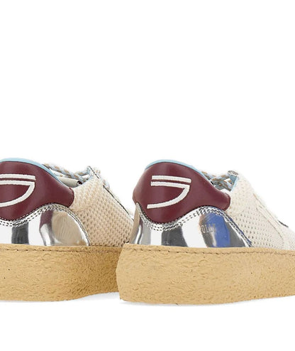 Puraai Sneakers in Tessuto Traforato 4.05 Polly Silver Argento 