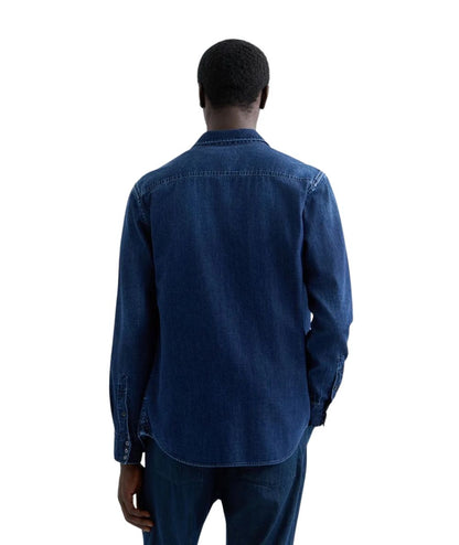 REPLAY Camicia in Denim M13L4.000.63220C Blu Denim