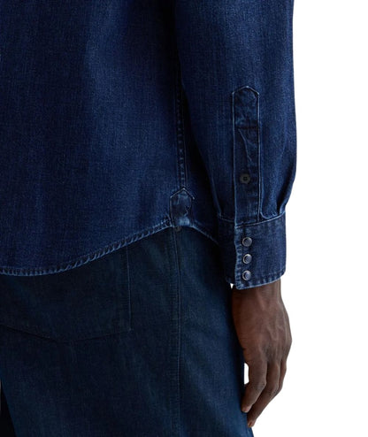 REPLAY Camicia in Denim M13L4.000.63220C Blu Denim