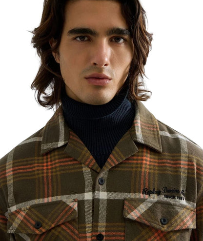 REPLAY Giacca in Fantasia Check M13L7.000.723T2W Multicolore