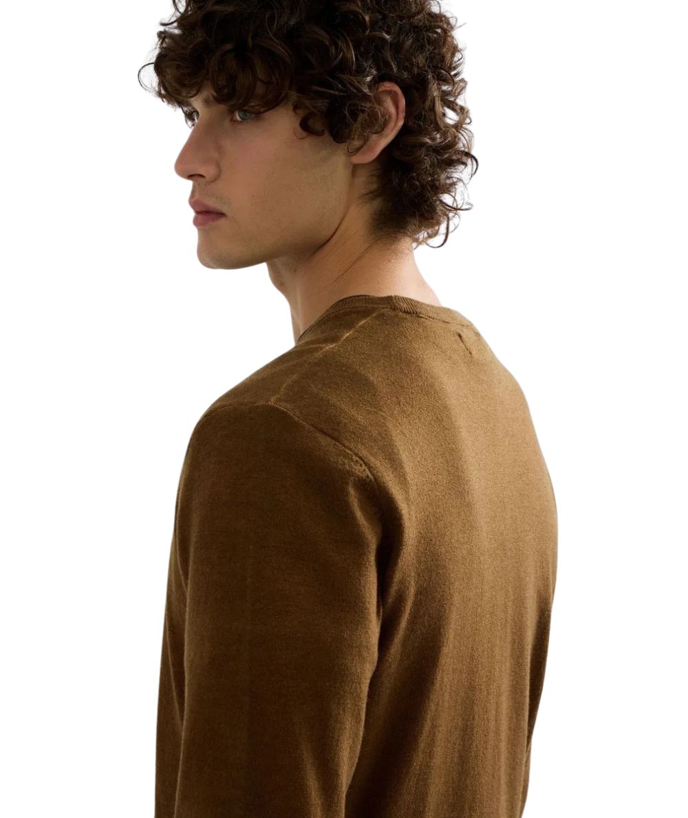REPLAY Maglione Girocollo in Misto Lana UK00AM.000.723SIG Marrone