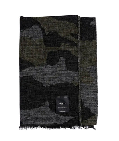 REPLAY SCIARPA CON FRANGE AM9233.A1401B CAMOUFLAGE