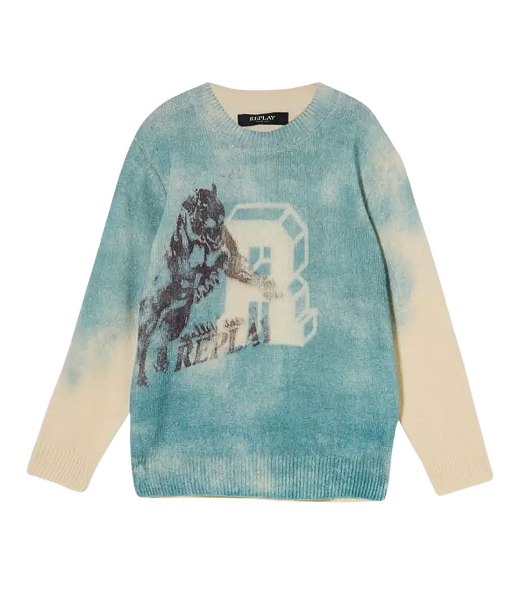 REPLAY & SONS Maglia Tie & Dye SB5073.050.G23528