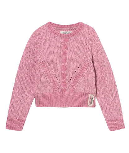 REPLAY & SONS Maglione in Ciniglia SG5041.051.G22730B Rosa