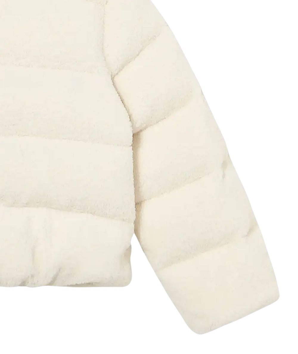 REPLAY & SONS Piumino in Orsetto SG8305.050.85388 Bianco Latte