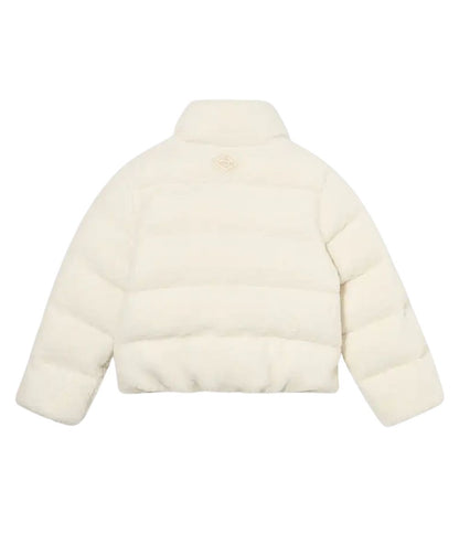 REPLAY & SONS Piumino in Orsetto SG8305.050.85388 Bianco Latte