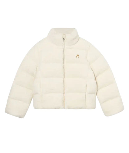 REPLAY & SONS Piumino in Orsetto SG8305.050.85388 Bianco Latte