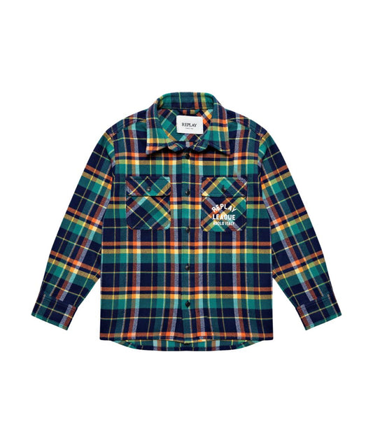 REPLAY & SONS Camicia in Flanella di Cotone SB91IE.000.724C7W Multicolore