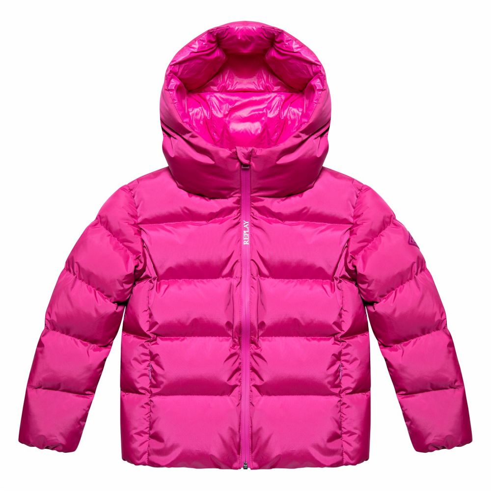 REPLAY & SONS Giubbotto con Cappuccio SG93A2.000.723H9 Fucsia