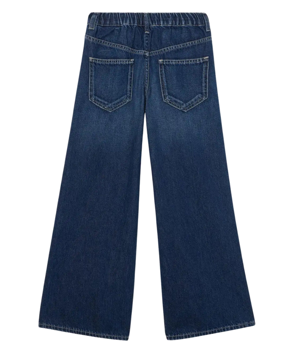 REPLAY & SONS Jeans Wide Leg con Coulisse SG9451.050.820353 Denim Medio