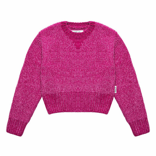 REPLAY & SONS Maglione in Ciniglia SG93AE.051.724AA Rosa Ciclamino