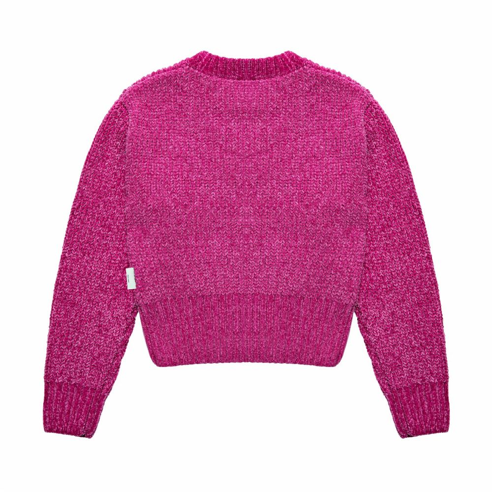 REPLAY & SONS Maglione in Ciniglia SG93AE.051.724AA Rosa Ciclamino