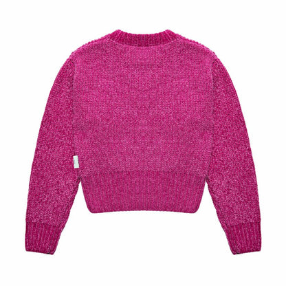 REPLAY & SONS Maglione in Ciniglia SG93AE.051.724AA Rosa Ciclamino