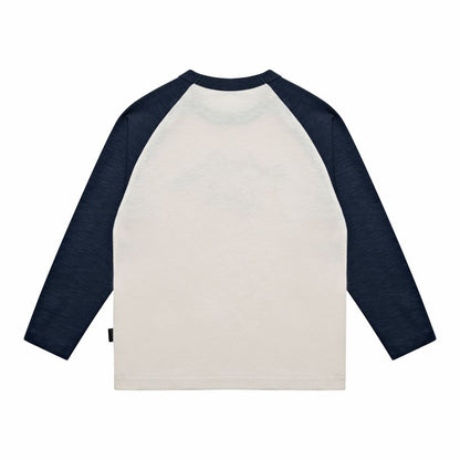 REPLAY & SONS T-shirt Maniche Lunghe SB91II.000.724BBW Bianco Blu
