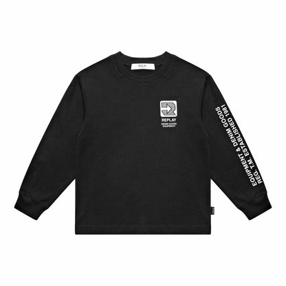 REPLAY & SONS T-shirt con Lettering SB91IN.000.00L0JW Nero