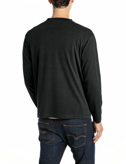 REPLAY T-shirt Maniche Lunghe M13M2.000.7242LW Nero