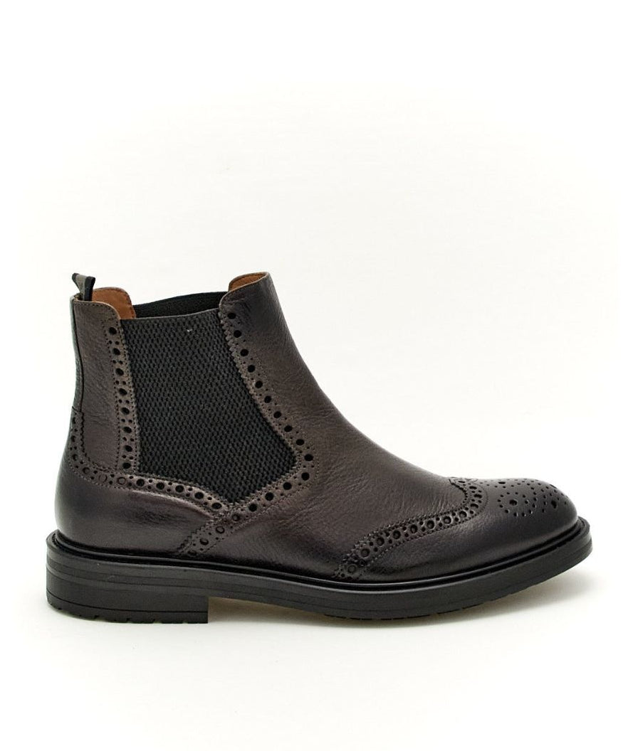 ROSSI STIVALETTO FULL BROGUE 166PG GRIGIO