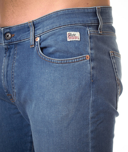 Roy Roger's Jeans 517 Denim Knit Real Wash RRU075D6702480 Denim