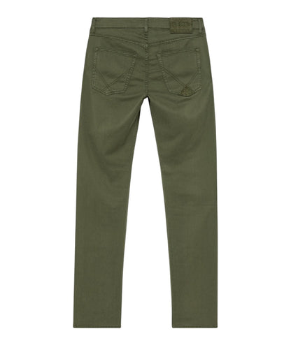 ROY ROGER'S  Pantaloni 517 Plain Drill Crow RRU089P0370127/C0085