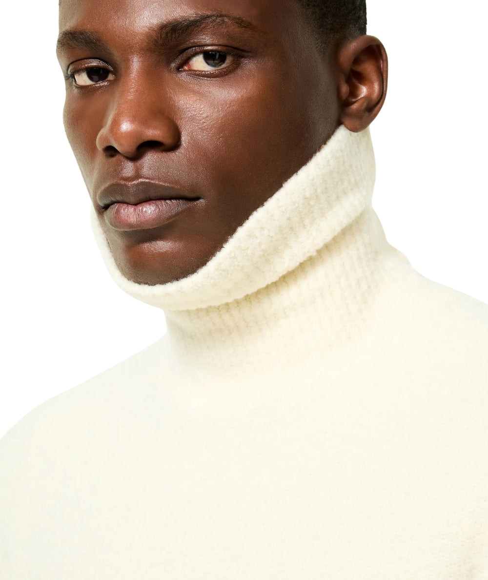 RRD Dolcevita Bouclè Knit W25164 Bianco Panna