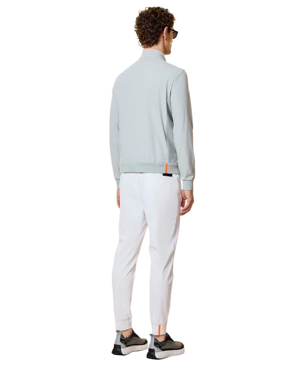 RRD Felpa con Collo Alto Surflex Soft Touch Full Zip 26157 26157 Grigio