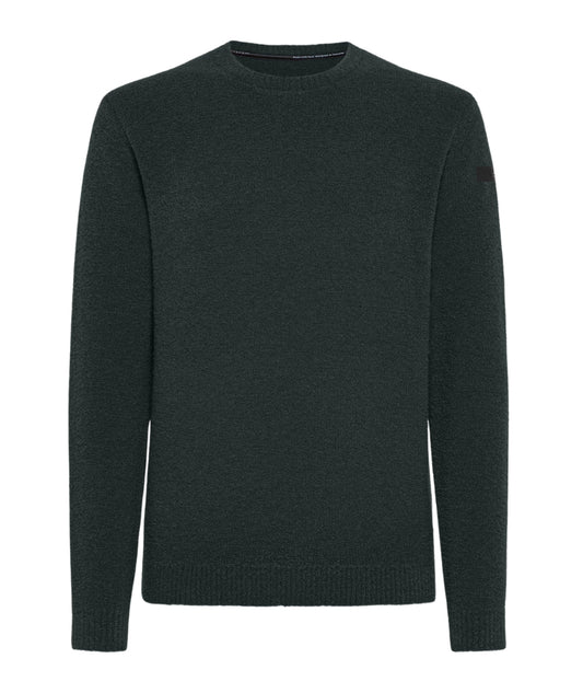 RRD Maglione Girocollo Bouclè Round W25163 Verde 
