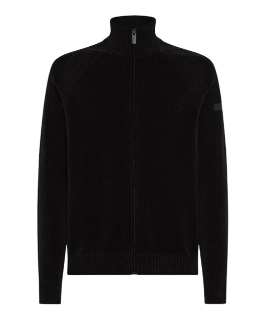 RRD Maglione Velvet Full Zip Knit W25134 Nero