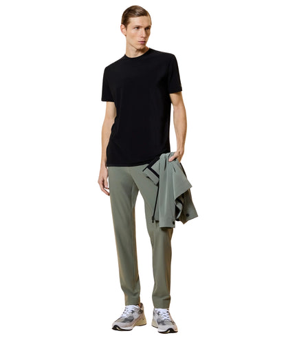 RRD T-shirt Girocollo Rib Strech a Costine 26220 Nero